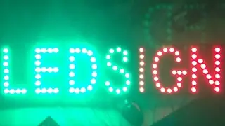 Hướng dẫn làm biển vẫy sử dụng led RGB và phần mềm LEDSign