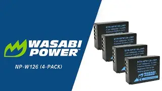 Fujifilm NP-W126 | Four Pack Battery Unboxing | Wasabi Power