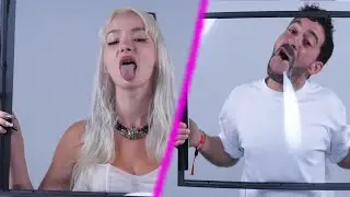 100 Inconnus Embrassent la même Vitre