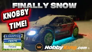 MJX Hyper Go 7303 With Fresh Snow And Knobby Tires!