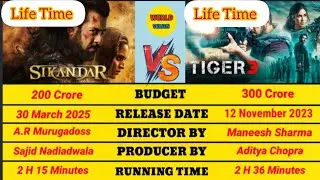 Sikander Vs Tiger 3 Movie Life time Box Office Collections Comparison 2025 | #viralvideo 