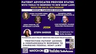 Medical Cannabis Stakeholders Call on States for a Compassionate Response to Changing Hemp Laws