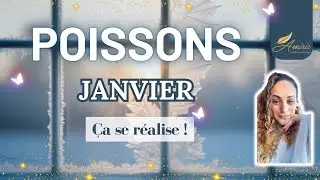 ♓ POISSONS ❄️ Ce que tu espérais commence enfin à se manifester ! 🚀 JANVIER 2026 ✨