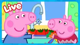 🔴 LIVE! CHRISTMAS With George Pig 🎅🏻 Winter Holiday Fun 🎄 Peppa Pig FULL EPISODES | Kids Cartoons