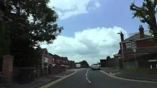 Driving On Hylton Road, Henwick Road, Himbleton Road & Stallard Road, Worcester, Worcestershire, UK