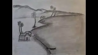How to draw Miami beach for begginers . Как рисовать пляж Майами.