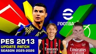 PES 2013 PATCH 2026 TERBARU | Full Transfer + Jersey Update + Grafik Realistis