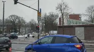 City Bus Ride in Winter | POV Passenger View  #PublicTransport# BusRide# WinterCity #AmbientSounds