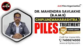 Dr Mahendra Salunkhe's Feedback on APCR Piles Treatment with a 100% money-back guarantee.