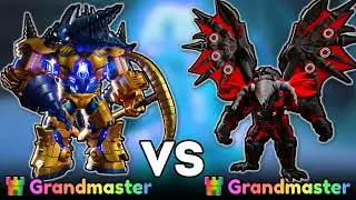 Gold Redux Upgraded Titan Drillman Grandmaster VS Dragon Titan Drillman  in Skibidi Tower Defense