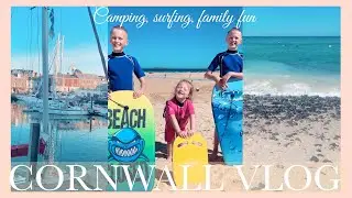 OUR CORNWALL HOLIDAY CAMPING VLOG 🏖🏄‍♂️🏕🌅🐚