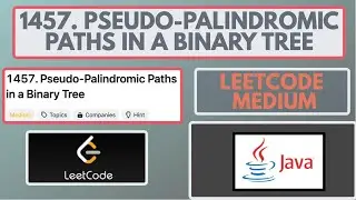 Leetcode | 1457. Pseudo-Palindromic Paths in a Binary Tree | Medium | [Java]