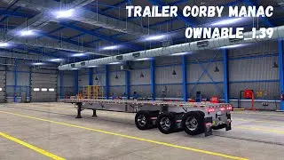 ATS Mods | Manac Darkwing  Corby Trailer | American Truck Simulator v1.39