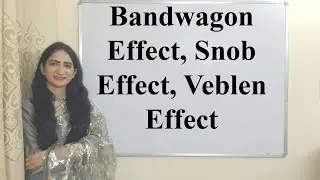 Bandwagon Effect, Snob Effect, Veblen Effect