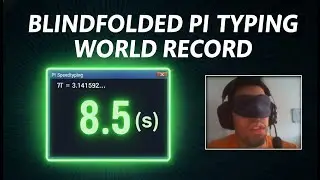 typing 100 digits of Pi BLINDFOLDED cus y not
