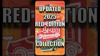 **UPDATED**  The 2025 Hot Wheels RED EDITION Collection!