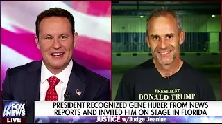 President Trump Recognized Gene Huber From News & Invited Him On Stage At Florida Rally, 2/18/17