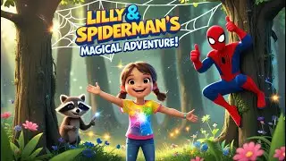 Superhero Adventure: Lilly & Spiderman&rsquo;s Magical Forest Quest | Kids Story | Bedtime Story For Kids