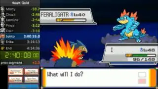 Pokemon Heart Gold 4:00 No Manipulation Glitchless Speedrun