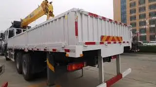 Howo truck-mounted cranes are about to be shipped to Armenia