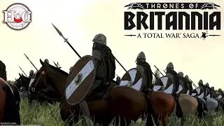 Геймплей битвы Дифлин против Гвинеда &mdash; Total War Saga: Thrones of Britannia &mdash; Ранний доступ