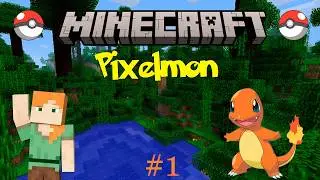 Minecraft: Pixelmon - Эпизод 1 - Покемон, я выбираю тебя! (Pokemon Mod)