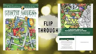 Creative Haven Country Gardens 💐 Teresa Goodridge - Flip Through