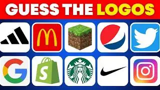 Guess the Logo in 3 Seconds 🔥 | Famous Logos | Logo Quiz