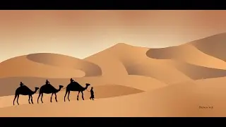 Adobe Illustrator CC Tutorial | Vector Desert Landscape Illustration