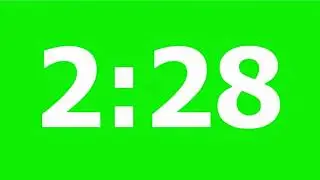 4 Minute Timer (Green Screen)