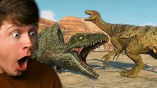 JURASSIC WORLD ALIVE Dinosaur BATTLE! - Jurassic World Evolution 2