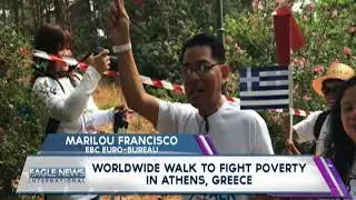 WORLDWIDE WALK TO FIGHT POVERTY IN ATHENS, GREECE
