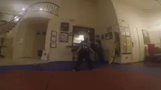 ATA WORLDWIDE BLACK BELT competitor in 8 and under