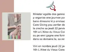 Minister egalite des genres ek bienetre la famille p organise...