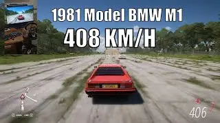 Forza Horizon 5 - 1981 Model BMW M1 408 km/h Top Speed Test - Nehri Ge&ccedil;ebilecek Mi