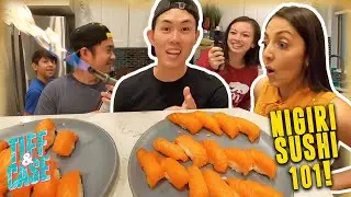 Learning to make SUSHI!!