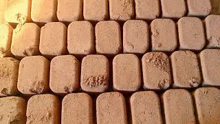 👉 New Dusty 🔴Red Dirt Soap Bars Super Crispy🤤 Soft Silky Dry Floor Crumbling Powder Playing