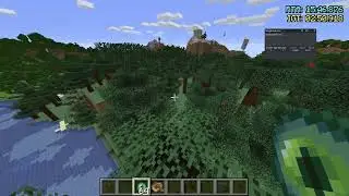 Minecraft Speedrun Settup Boat Eye without having to press F3 C