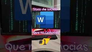 💻 Super truco de WORD😱 que no conoc&iacute;as✅ #trucoswindows10 #trucoswindows11 #word #office365