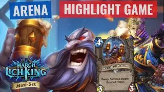 Can We EMBARRASS Our Opponent with THEIR Gruntled Patron??? - Hearthstone Arena Highlight Game