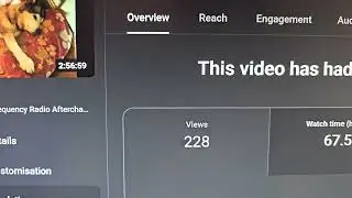 Посмотрите на мою аналитику YouTube, боже мой!