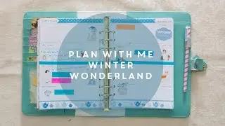 Plan with me ITA - Come decorare l'agenda ITA - Gennaio 2016 - Winter wonderland