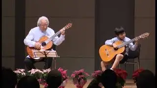 ぶんぶんぶん（ボヘミア民謡）・クラリネットを壊しちゃった（フランス民謡）　演奏：御園生　翼＆山中　芳郎　山中ギター音楽院　発表会より