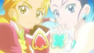 [1080p] Precure Twin Stream Splash! (Cure Bloom & Cure Egret Attack)