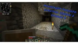 Minecraft Tornado Survival (Localized Weather Mod) S2 Ep. 9: Caving & Exploring A Mineshaft!!!!