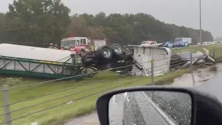 Big rig crashes in Lafayette Parish cause chaos on roads