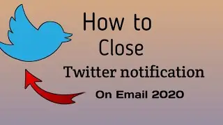 How to close twitter notification on email | Twitter ke notification email par kaise band karein |