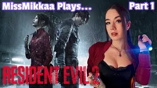 Let's Play Resident Evil 2 (2019) [Hardcore Difficulty] | Part 1 | MissMikkaa