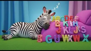 Zany Zebra&rsquo;s Alphabet Zoom 🦓🔤 | Fast-Paced Nursery Rhyme for Toddlers Sing Along
