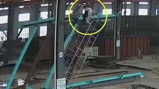 💀ELEVATED WORK PLATFORM ACCIDENT